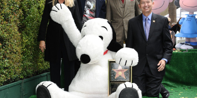 Snoopy auf dem Walk of Fame.