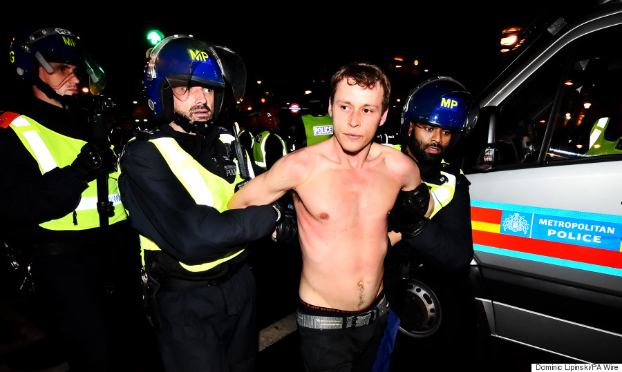 Million Mask March London 2015 Live Bonfire Night Chaos Ensues As