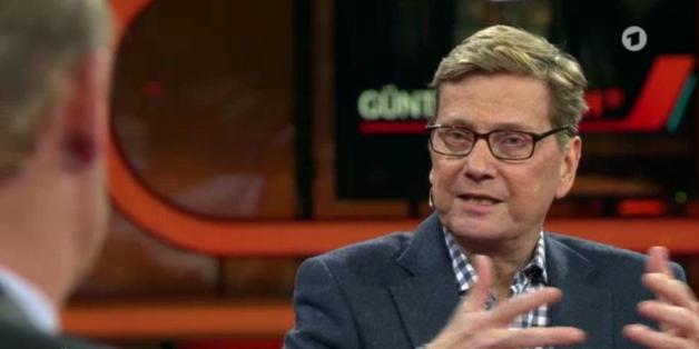 Guido Westerwelle bei "Günther Jauch"