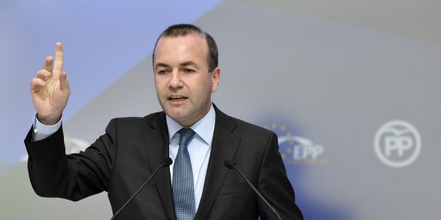 German European People's Party (EPP) chairman Manfred Weber delivers a speech during the European People's Party Statuary Congress in Madrid on October 22, 2015. The EPP congress, which groups conservative parties from across the EU, is expected to adopt a four-page resolution tonight that calls for improvements in the reception of migrants but also demands the strengthening of the EU's external borders. AFP PHOTO/ GERARD JULIEN (Photo credit should read GERARD JULIEN/AFP/Getty Images)