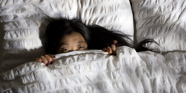 Woman in bed