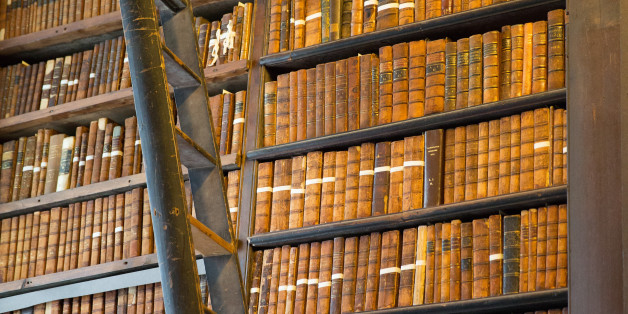 View of the Long Room library (Old Library) at Trinity University in Dublin, Ireland. For more: <a href="https://www.tcd.ie/Library/bookofkells/old-library/" rel="nofollow">www.tcd.ie/Library/bookofkells/old-library/</a>