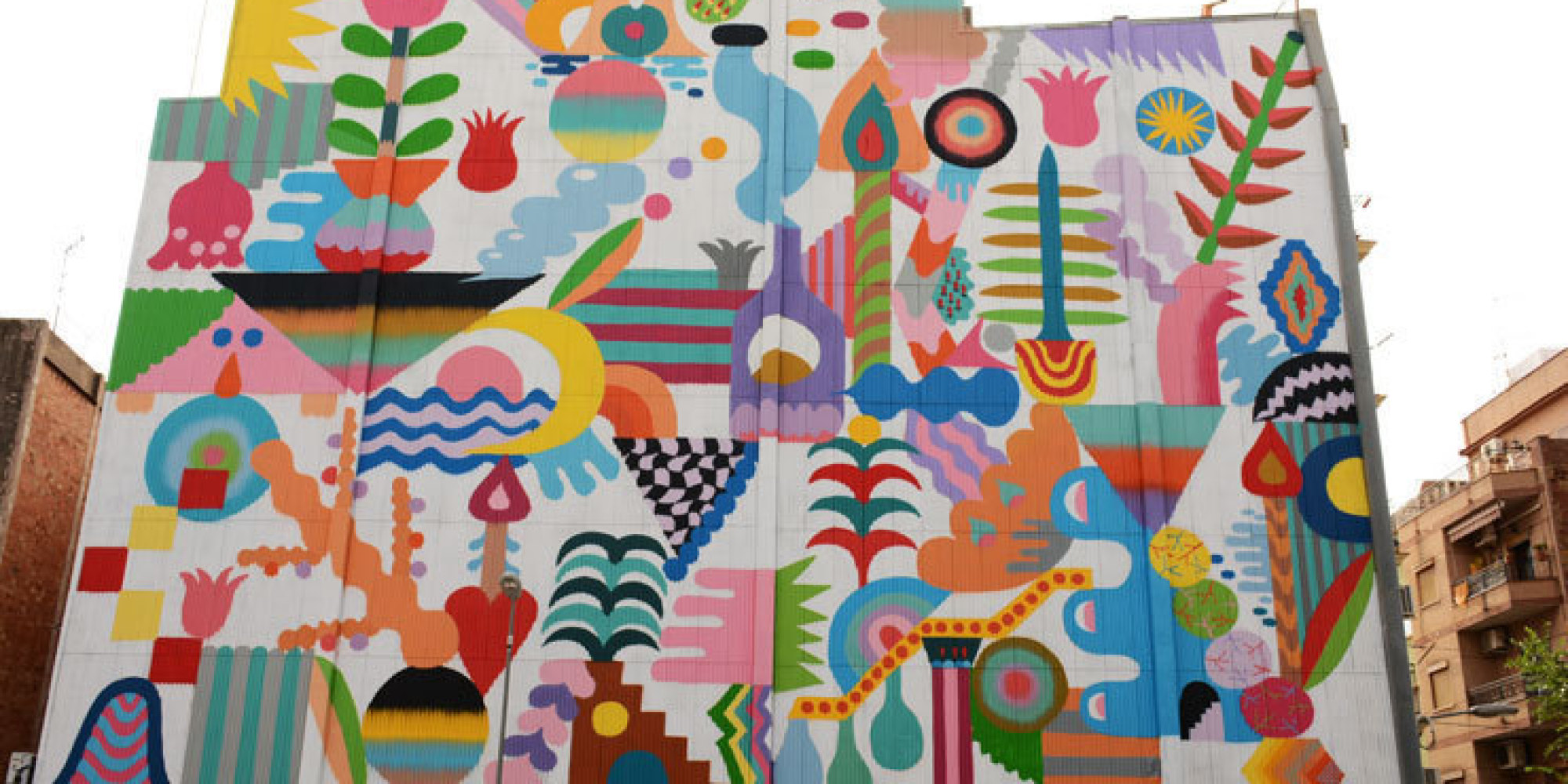 Barcelona "Open Walls" Mural Festival and Conference 2015 HuffPost