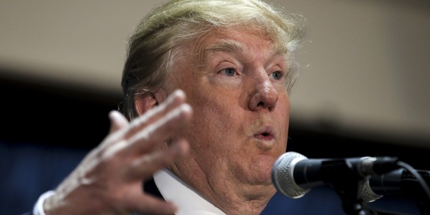 Republican presidential candidate Donald Trump attends Politics and Eggs in Manchester, N.H., Wednesday, Nov. 11, 2015. The event was hosted by New England Council and NH Institute of Politics. (AP Photo/Cheryl Senter)