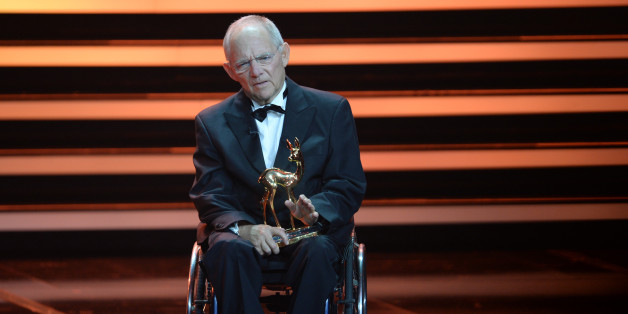 Wolfgang Schäuble bei der Verleihung des Bambi in Berlin