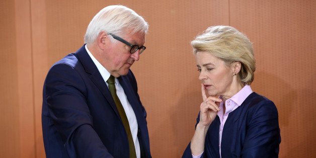 Frank-Walther Steinmeyer und Ursula von der Leyen