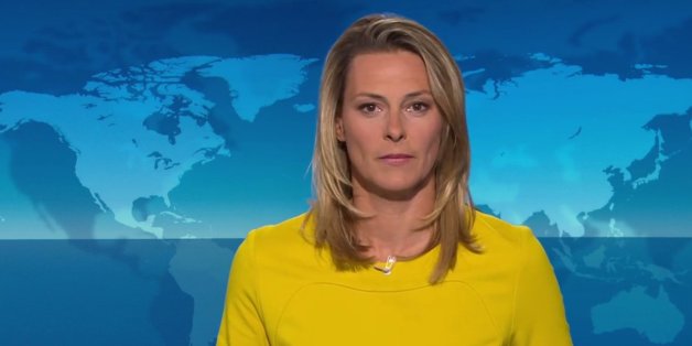 Moderatorin Anja Reschke bei ihrem "Tagesthemen"-Kommentar
