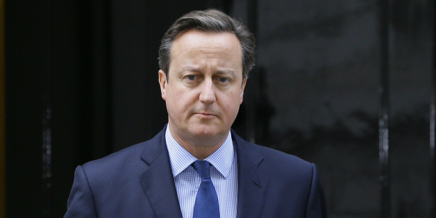 Britain's Prime Minister David Cameron arrives to make a statement about the death of Islamic State militant Mohammed Emwazi, known as "Jihadi John", at Downing Street in London, Friday, Nov. 13, 2015. A U.S. drone strike targeted a vehicle in Syria believed to be transporting the masked Islamic State militant known as "Jihadi John" on Thursday, Nov. 12, according to American officials, but his death is not yet confirmed. (AP Photo/Kirsty Wigglesworth)