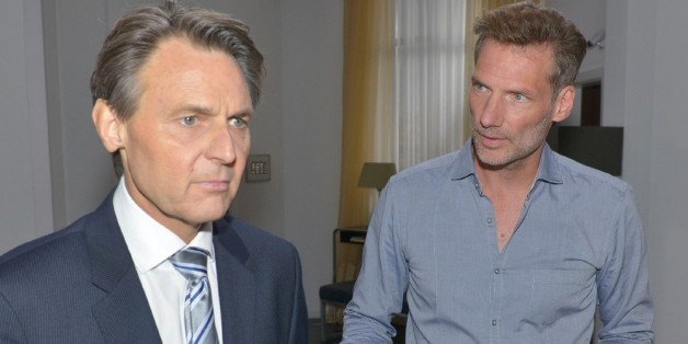 "GZSZ": Gerner (l.) versucht jeden Verdacht mit einer Halbwahrheit zu zerstreuen