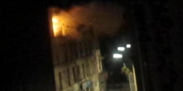 Der Moment, als die Terroristin ihre Sprengweste auslöste