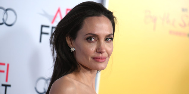 Angelina Jolie arrives at the 2015 AFI Fest opening night premiere of "By The Sea" on Thursday, Nov. 5, 2015, in Los Angeles. (Photo by Richard Shotwell/Invision/AP)