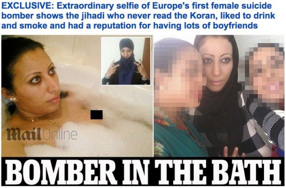 Daily Mails Hasna Ait Boulahcen Bath Selfie Pictures Were 
