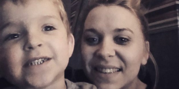 Sophie Jackson und ihr Sohn