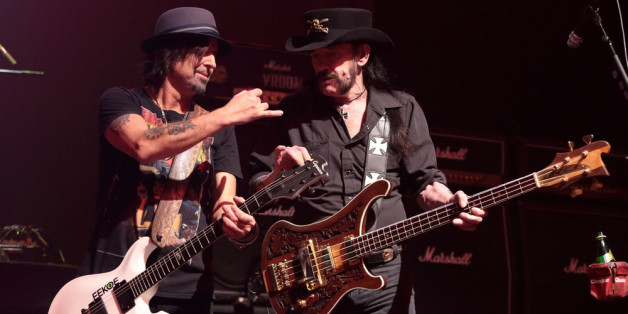 Phil Campbell (l.) hier bei bei einem Konzert neben Lemmy Kilmister