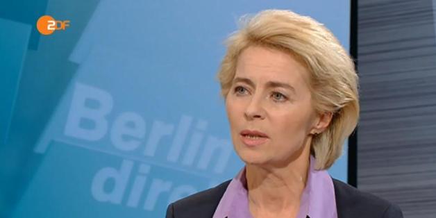 Ursula von der Leyen in der ZDF-Sendung "Berlin direkt"