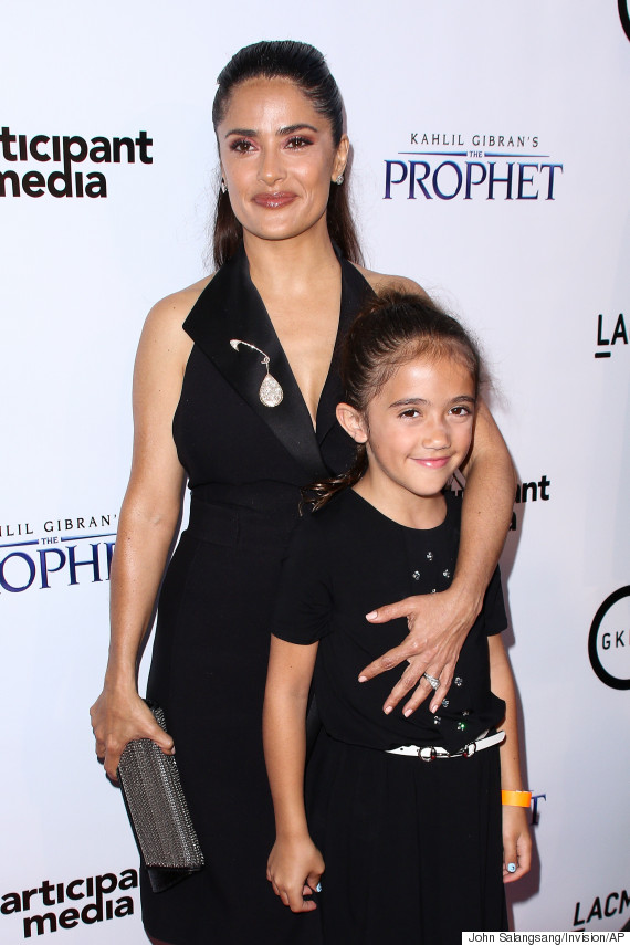 Salma Hayek Reveals Her EightYearOld Daughter Is Growing