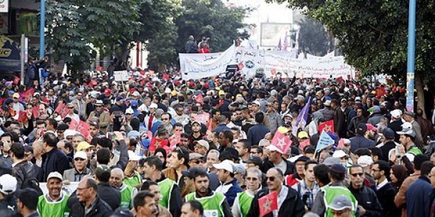 Casablanca: Quatre centrales syndicales manifestent contre la politique du gouvernement