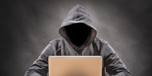 picture of a hacker on a computer
