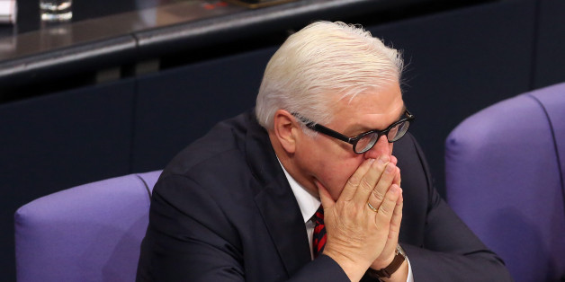Außenminister Frank Walther Steinmeier im Bundestag