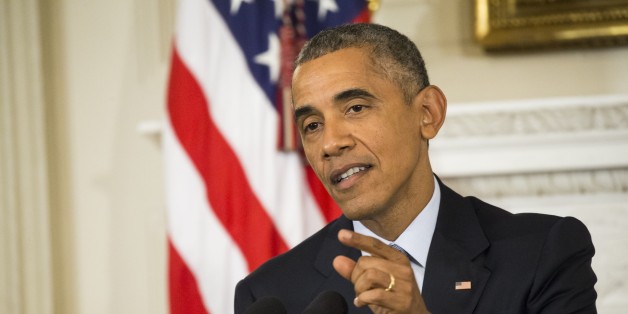 WASHINGTON, USA - OCTOBER 2: US President Barak Obama speaks during a press conference at the White House in Washington, USA on October 2, 2015. During the press conference he announced the resignation of Arnie Duncan as Secretary of Education and appointed John King as his temporary replacement. He also answered question on gun control, Russia, and the situation in Syria. (Photo by Samuel Corum/Anadolu Agency/Getty Images)