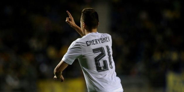 Le Russe du Real Madrid Denis Cheryshev, buteur à Cadiz en Coupe du Roi, le 2 décembre 2015