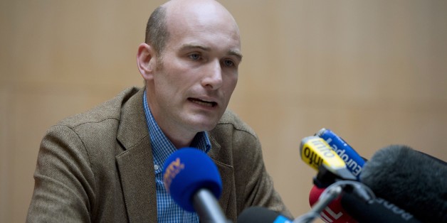 French journalist and former hostage in Syria Nicolas Henin gives a press conference at Le Point newspaper headquarters on September 6, 2014 in Paris. Henin claims that Mehdi Nemmouche, alleged killer of the Jewish museum in Brussels, was one of his guards when he was detained in Syria. AFP PHOTO ALAIN JOCARD (Photo credit should read ALAIN JOCARD/AFP/Getty Images)