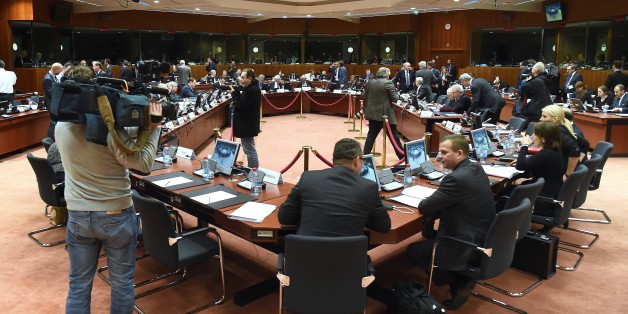 European interior ministers attend a Justice and Home Affairs Council at the European Council in Brussels on December 4, 2015. / AFP / EMMANUEL DUNAND (Photo credit should read EMMANUEL DUNAND/AFP/Getty Images)
