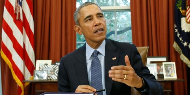 Le président américain Barack Obama dans le Bureau ovale à la Maison Blanche à Washington DC, le 2 novembre 2015