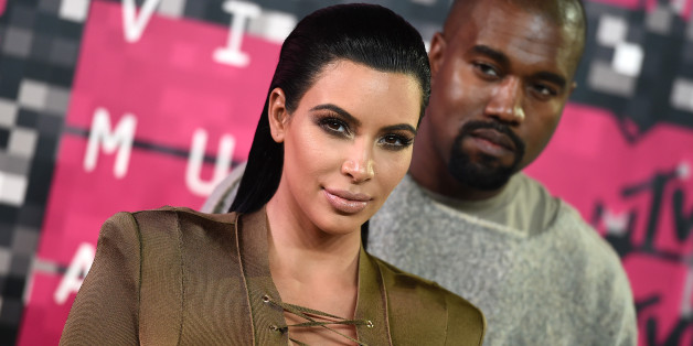 Kim Kardashian, left, and Kanye West arrive at the MTV Video Music Awards at the Microsoft Theater on Sunday, Aug. 30, 2015, in Los Angeles. (Photo by Jordan Strauss/Invision/AP)