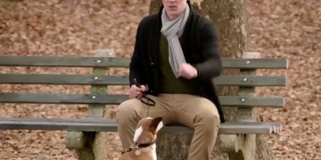 Ein Mann will mit seinem Hund angeben, doch mit dieser Konkurrenz hatte er nicht gerechnet
