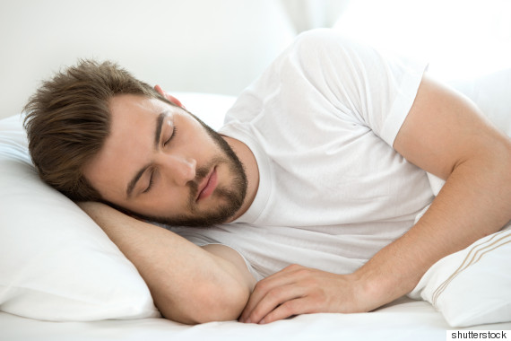 man sleeping