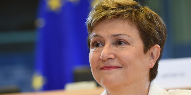European Commissioner nominee for budget and resources Kristalina Georgieva of Bulgaria faces a hearing by the European Parliament in Brussels, October 2, 2014. European Commissioners-designate are facing the European Parliament in hearings to evaluate the candidate's expertise. The men and women picked to run the EU for the next five years are facing a grilling by the European Parliament this week which could claim the scalp of at least one of them. AFP PHOTO/Emmmanuel Dunand (Photo cred