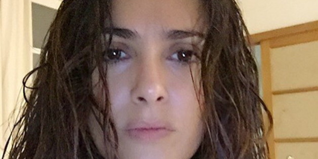 Auch ohne Make-up sieht man Salma Hayek (49) ihr Alter wirklich nicht an!