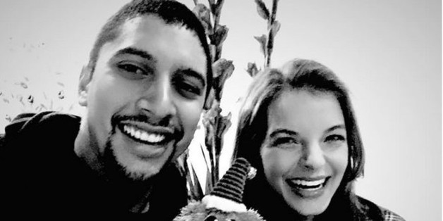 Alexander Bourani und Yvonne Catterfeld hatten sichtlich Spaß beim Schrottwichteln.