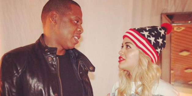 Vor gerade mal einem Jahr postete Rita Ora diesen Schnappschuss mit Jay Z auf Twitter