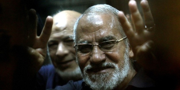 Mohamed Badie, chef des Frères musulmans, le 8 mai 2014 au Caire