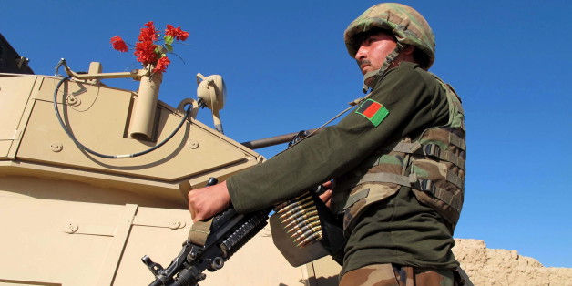 Ein Soldat der afghanischen Regierungstruppen in Helmand