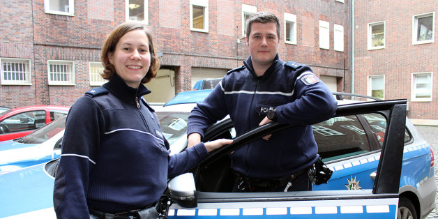 Polizeikommissarin Lena-Kristin Bincyk und Polizeioberkommissar Marcel Banning