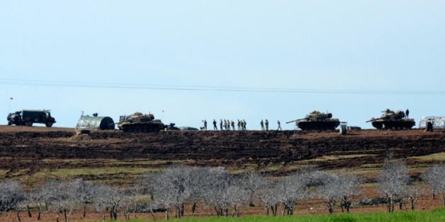 Frontière entre la Syrie et la Turquie à Suruc, le 23 février 2015