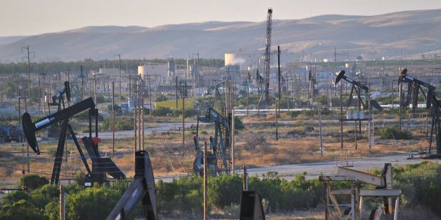 Le champ pétrolier de San Ardo dans le comté de Monterey, en Californie (États-Unis)