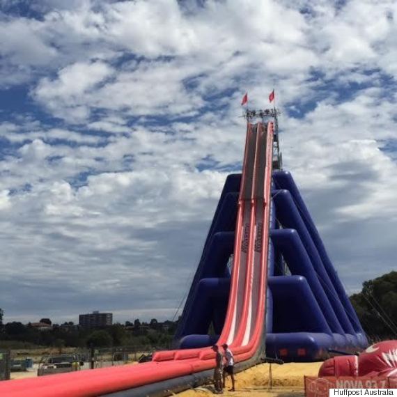 waterslide blowup