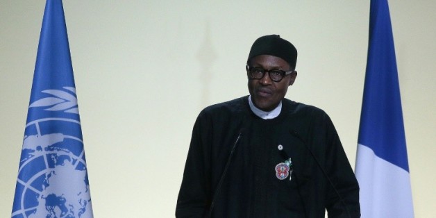 Le président nigérian Muhammadu Buhari, au Bourget, près de Paris, pour la COP21, le 30 novembre 2015