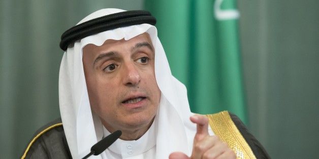 Saudi Arabia Foreign Minister, Adel bin Ahmed Al-Jubeir gestures while speaking during his and Russian Foreign Minister Sergey Lavrov's news conference after their meeting in Moscow, Russia, Tuesday, Aug. 11, 2015. Pressing to mediate the Syrian conflict, Russia on Tuesday hosted the Saudi foreign minister for talks that revealed their sharp differences about the fate of Syrian President Bashar Assad. (AP Photo/Alexander Zemlianichenko)