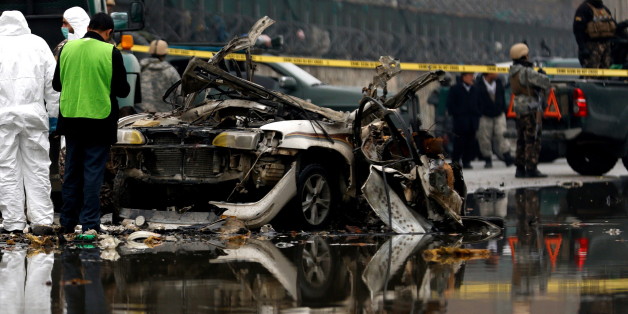 Der Attentäter sprengte sich mit seinem Auto in die Luft.
