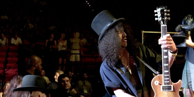 Le guitariste des Guns N' Roses, Slash, le 14 septembre 2000 à Las Vegas.