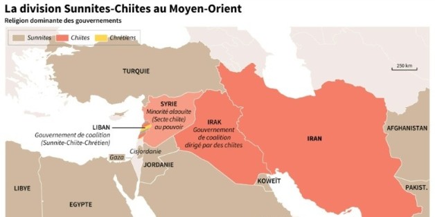 Le clivage sunnite-chiite au moyen orient