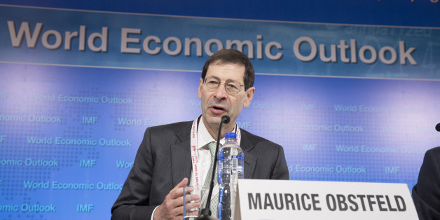 LIMA, PERU - OCTOBER 6: In this handout image provided by the International Monetary Fund, IMF Economic Counsellor Maurice Obstfeld answers questions at the World Economic Outlook Press Conference at the 2015 IMF/World Bank Annual Meetings October 6, 2015 in Lima, Peru. (Photo by Stephen Jaffe/IMF via Getty Images)