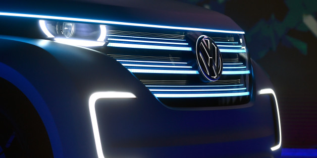 Volkswagen a dévoilé son combi électrique BUDD-e au CES 2016 de Las Vegas, le 5 janvier.