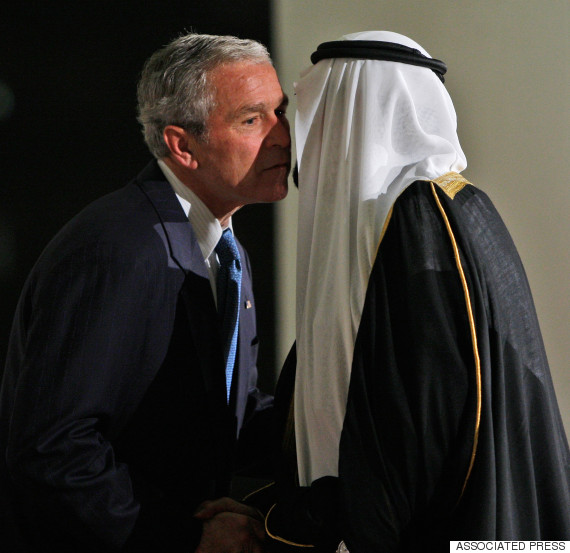 george bush saudi king