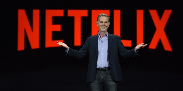 Netflix CEO Reed Hastings gives a keynote address, January 6, 2016 at the CES 2016 Consumer Electronics Show in Las Vegas, Nevada. AFP PHOTO / ROBYN BECK / AFP / ROBYN BECK (Photo credit should read ROBYN BECK/AFP/Getty Images)